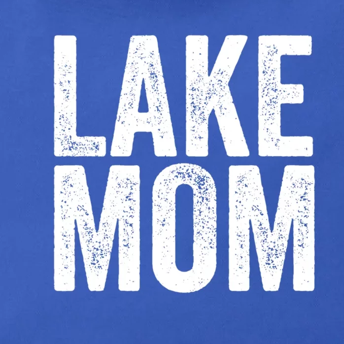 Lake Mom Funny Gift Lake Life Boating Gift Hooded Funny Gift Zip Tote Bag