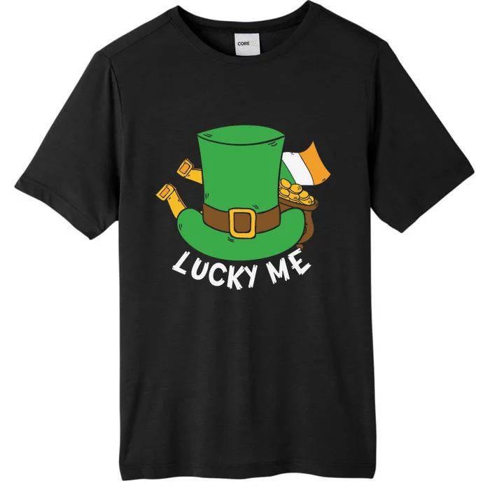 Lucky Me Funny St Patricks Day Luck Day ChromaSoft Performance T-Shirt