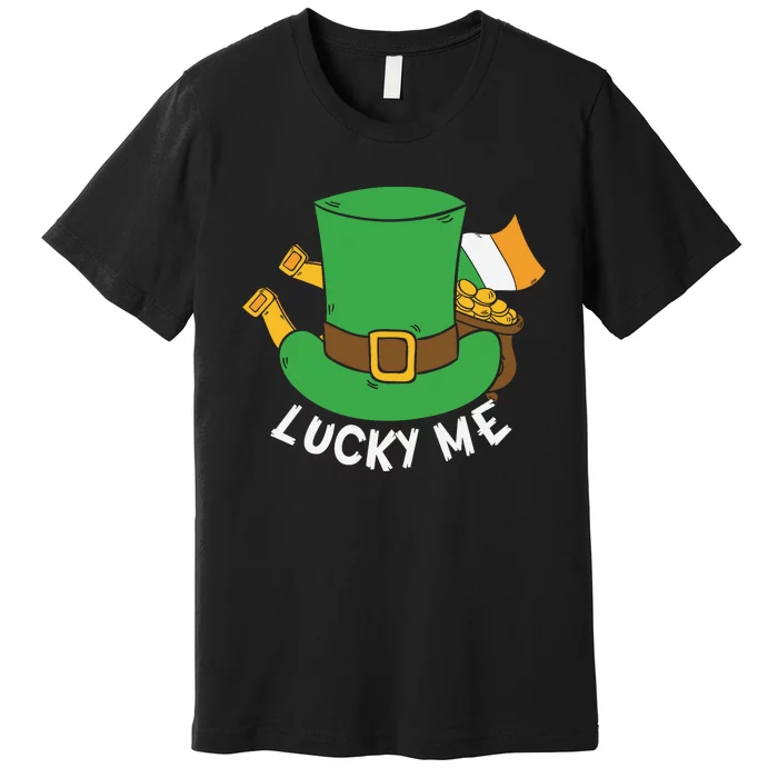 Lucky Me Funny St Patricks Day Luck Day Premium T-Shirt