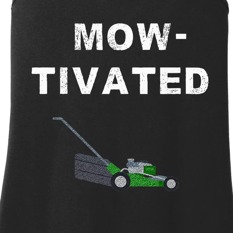 Lawn Mowing Funny Saying Mow Lawn Mower Grass Cutting Gift Ladies Essential Tank