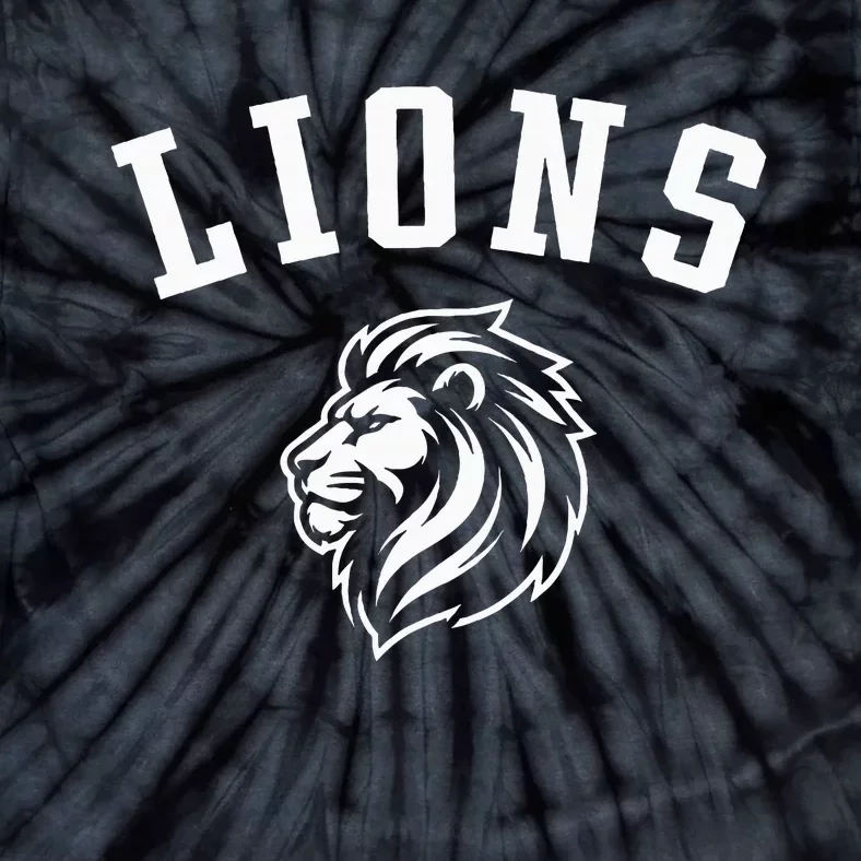 Lions Mascot For Players And Fans Tie-Dye T-Shirt