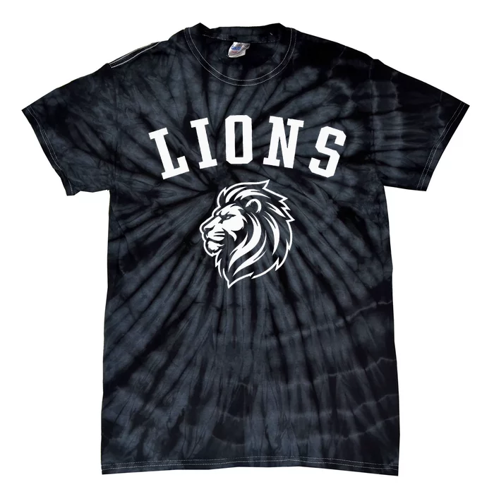 Lions Mascot For Players And Fans Tie-Dye T-Shirt