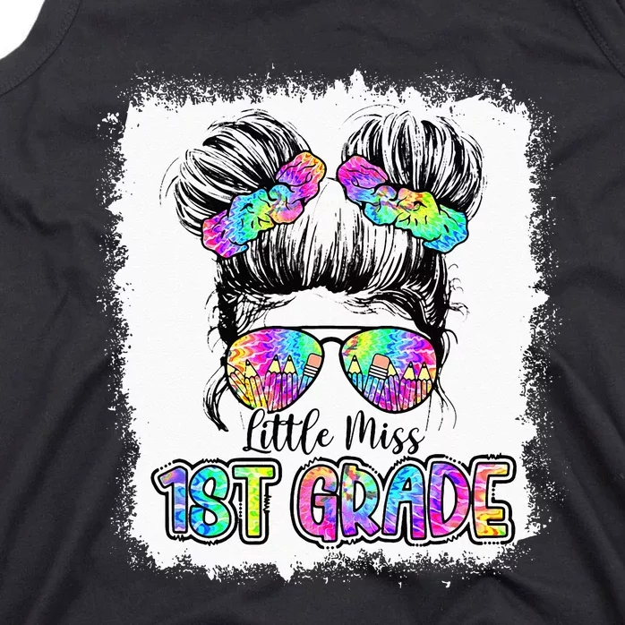 Little Miss First Grade Girls 1st Grade Girl Back To School Tank Top