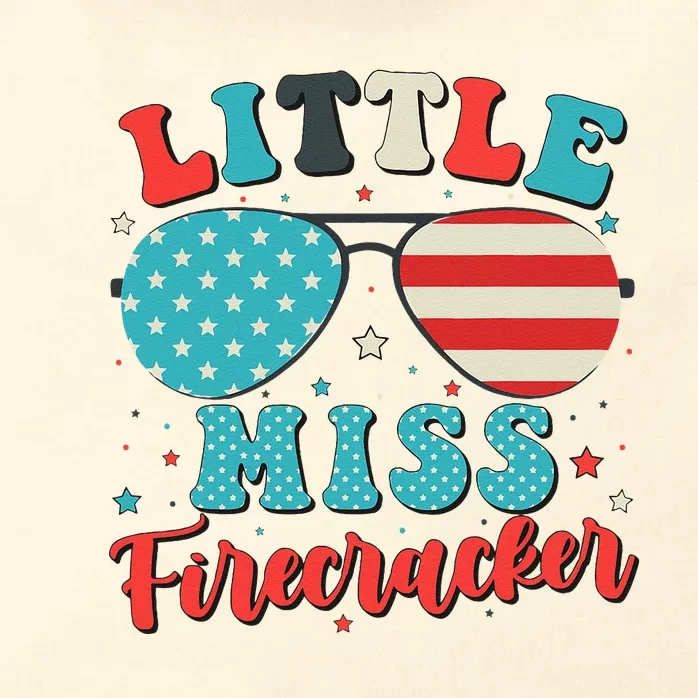 Little Miss Firecracker 4th Of July Zip Tote Bag