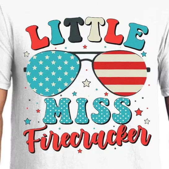 Little Miss Firecracker 4th Of July Pajama Set