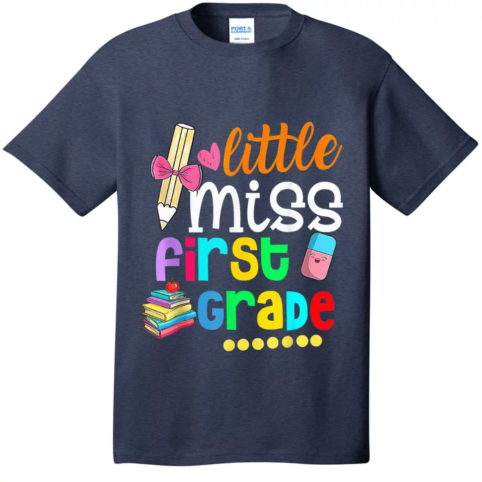 Little Miss First Grade Shirt Back To School 1st Grader T-Shirt