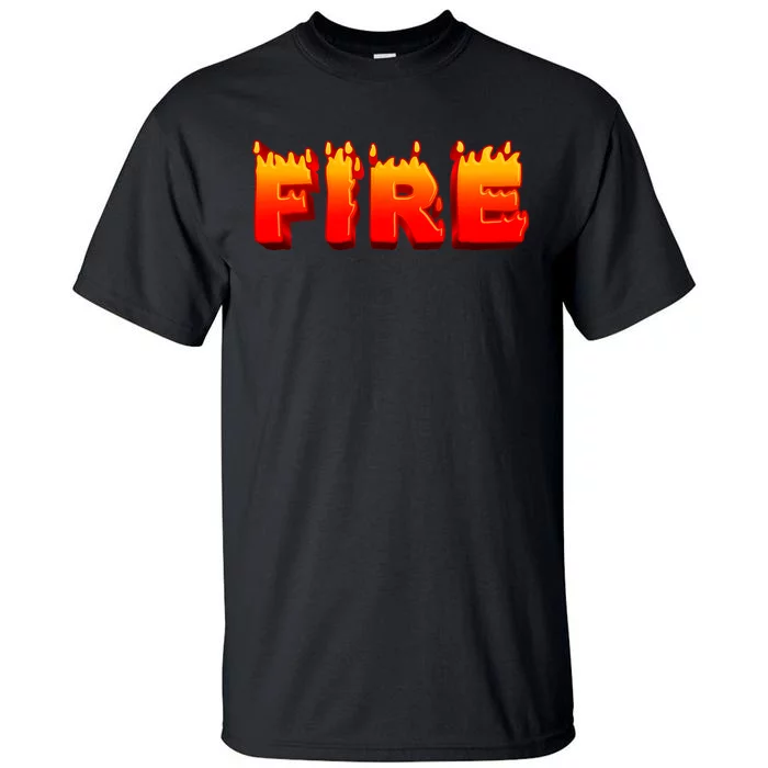 Last Minute Family Couples Halloween Fire And Ice Costumes Tall T-Shirt