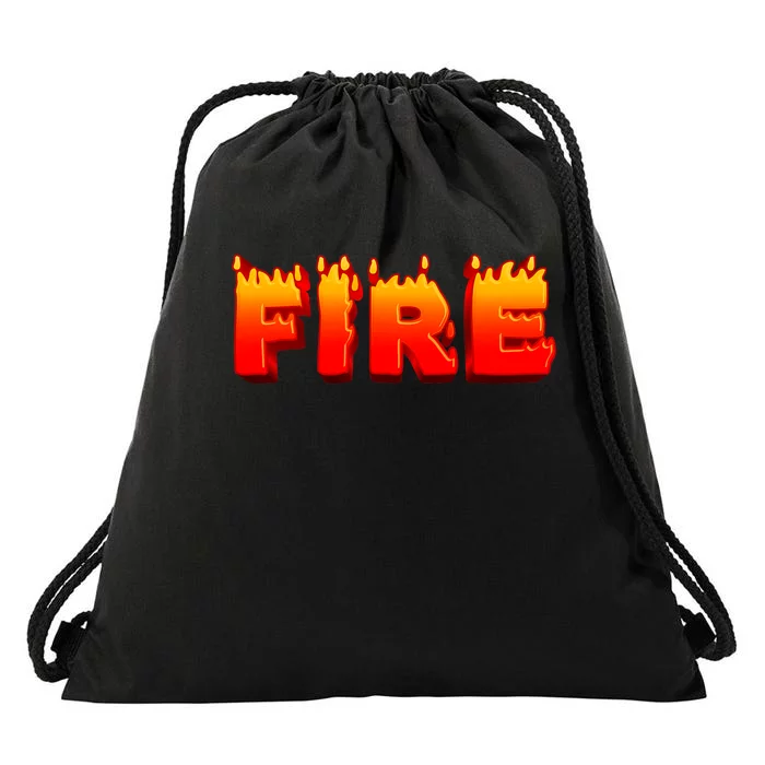 Last Minute Family Couples Halloween Fire And Ice Costumes Drawstring Bag