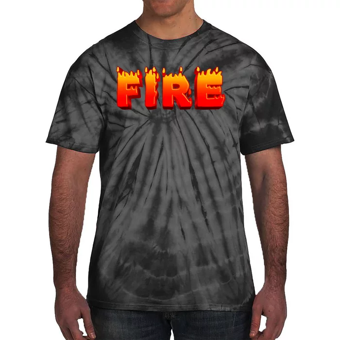 Last Minute Family Couples Halloween Fire And Ice Costumes Tie-Dye T-Shirt