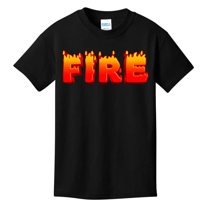 Last Minute Family Couples Halloween Fire And Ice Costumes Kids T-Shirt