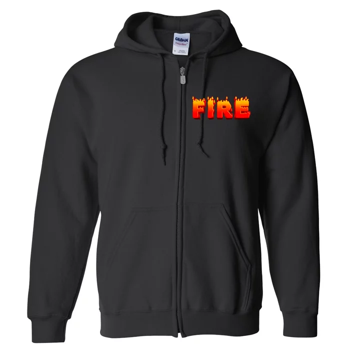 Last Minute Family Couples Halloween Fire And Ice Costumes Full Zip Hoodie