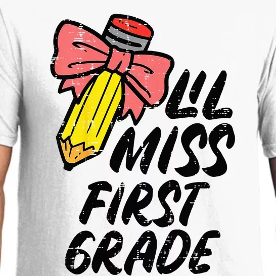 Lil Miss First Grade 1st Back To First Day Of School Pajama Set