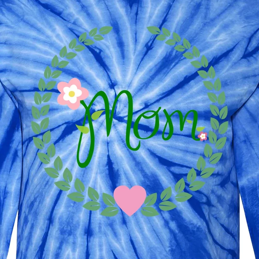 Love Mom Floral Best Happy MotherS Day Gift Tie-Dye Long Sleeve Shirt