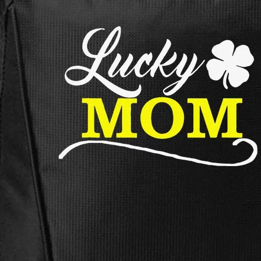 LUCKY MOM Fun Family Saint Patrick's Day Holiday City Backpack