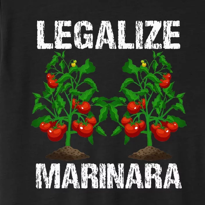 Legalize Marinara Funny Italian Food Parodie Tomato Sauce ChromaSoft Performance T-Shirt