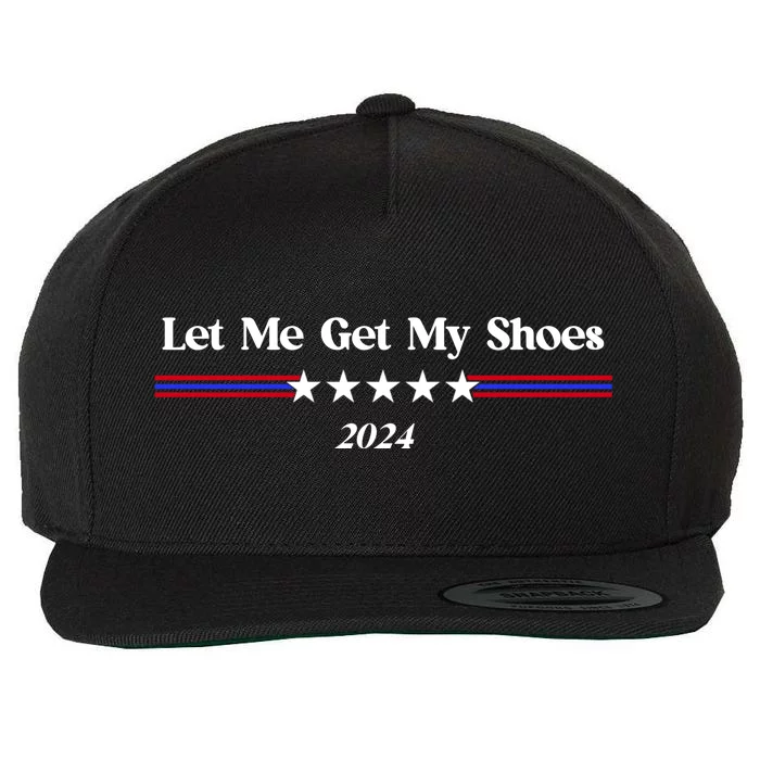 Let Me Get My Shoes Wool Snapback Cap