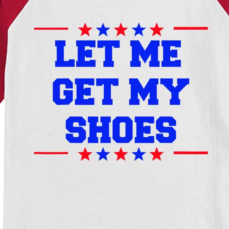 Let Me Get My Shoes Kids Colorblock Raglan Jersey