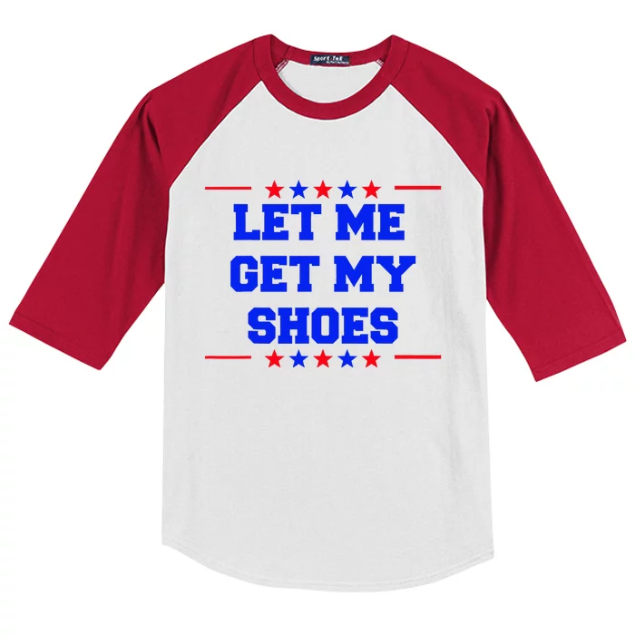 Let Me Get My Shoes Kids Colorblock Raglan Jersey