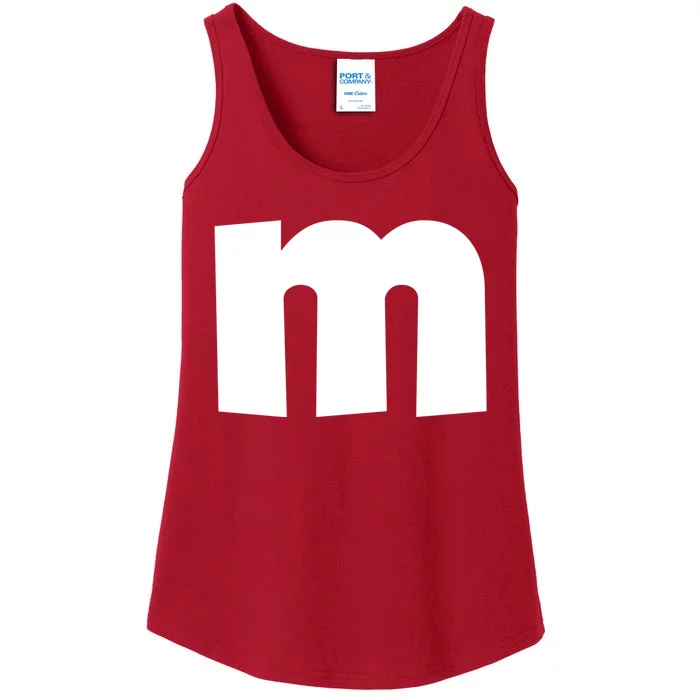 Letter M Groups Halloween Matching Team Easy Lazy Costume Ladies Essential Tank