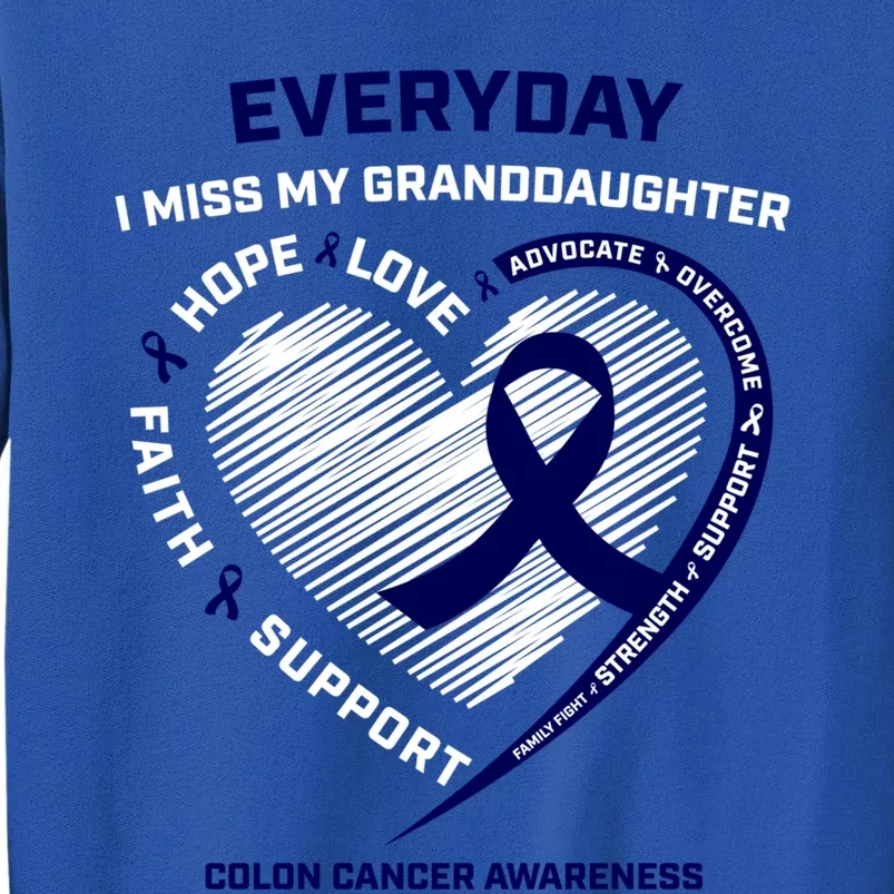 Loving Memory Granddaughter Colon Cancer Awareness Gift Sweatshirt