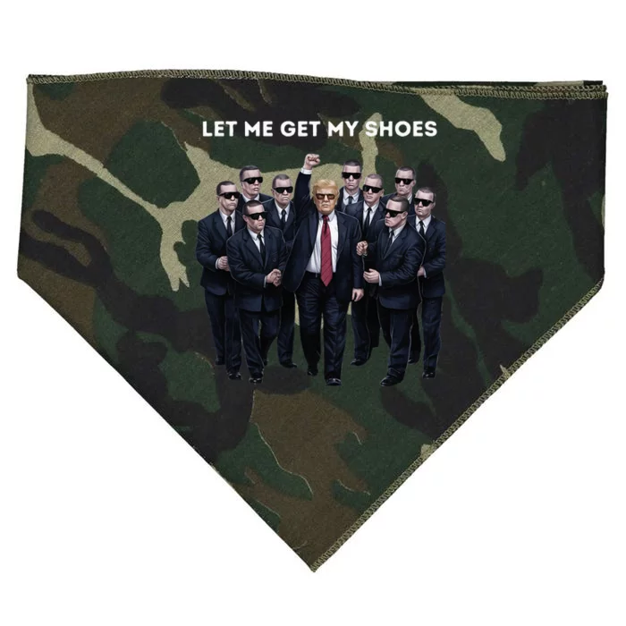 Let Me Get My Shoes Donald Trump USA-Made Doggie Bandana