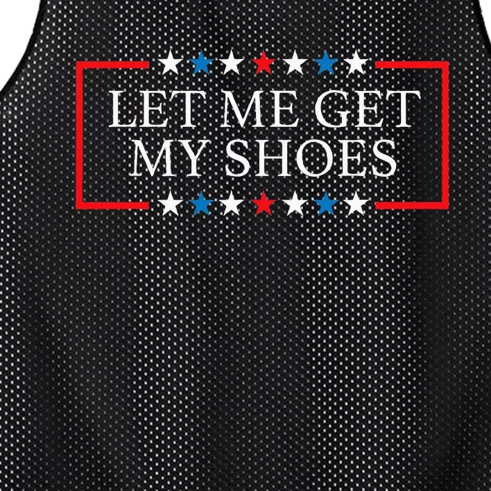 Let Me Get My Shoes Funny Quote Saying Mesh Reversible Basketball Jersey Tank