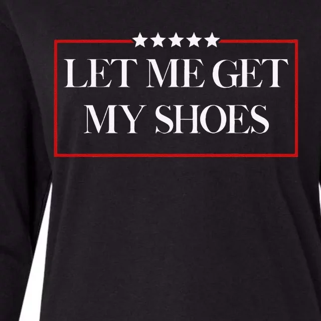 Let Me Get My Shoes Let Me Get My Shoes Womens Cotton Relaxed Long Sleeve T-Shirt