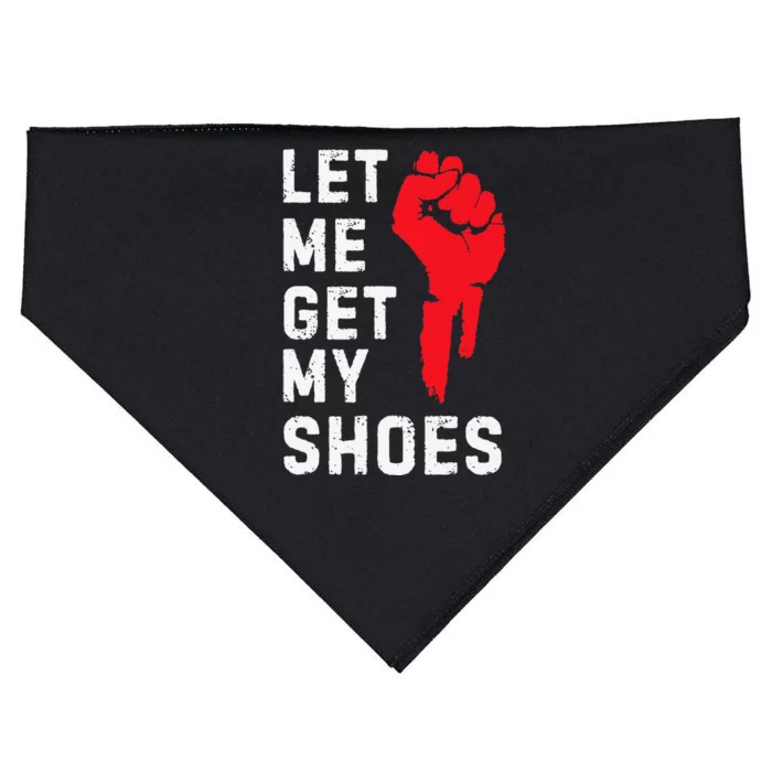 Let Me Get My Shoes USA-Made Doggie Bandana