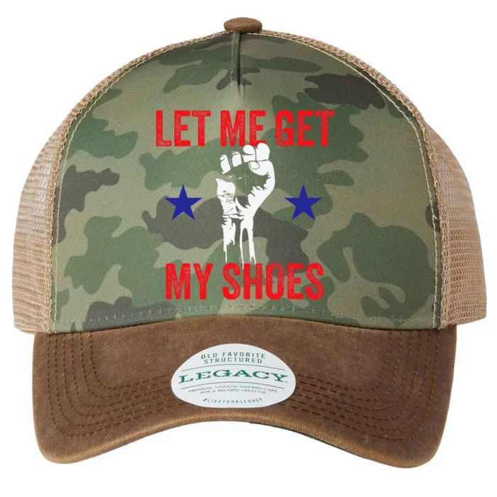 Let Me Get My Shoes Donald Fist Pump Legacy Tie Dye Trucker Hat