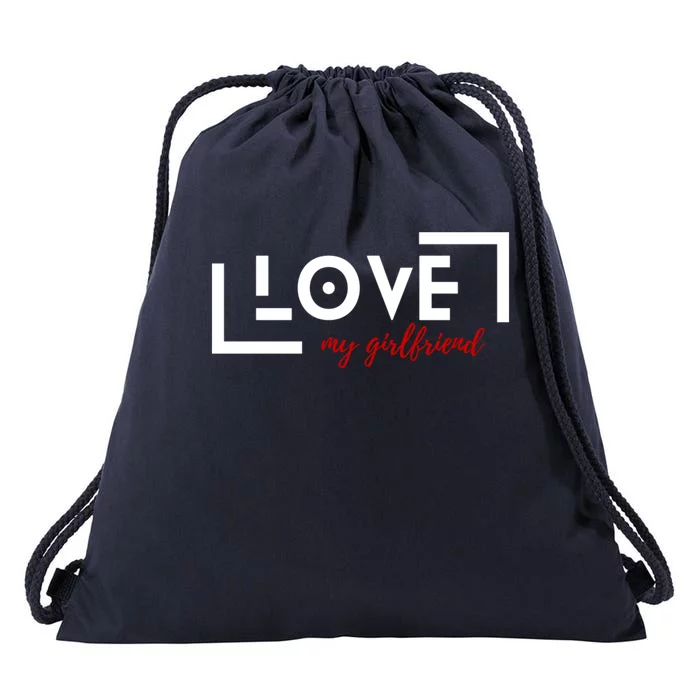 Love My Girlfriend Drawstring Bag