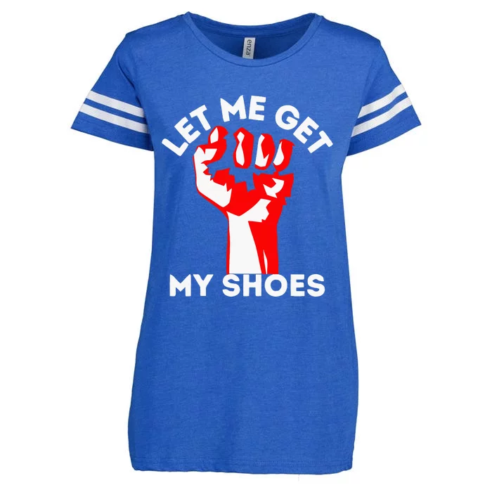 Let Me Get My Shoes Enza Ladies Jersey Football T-Shirt