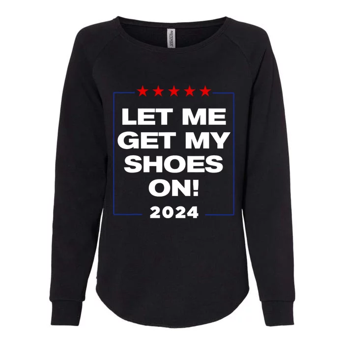 Let Me Get My Shoes Womens California Wash Sweatshirt