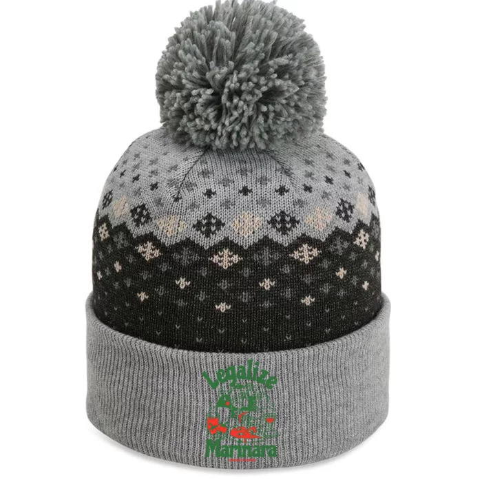 Legalize Marinara Gordos Pizzeria The Baniff Cuffed Pom Beanie