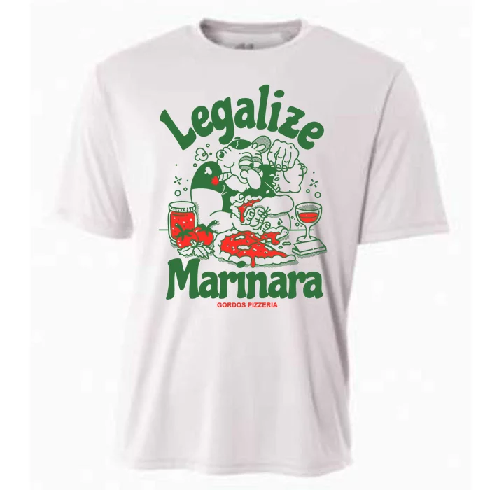 Legalize Marinara Gordos Pizzeria Cooling Performance Crew T-Shirt