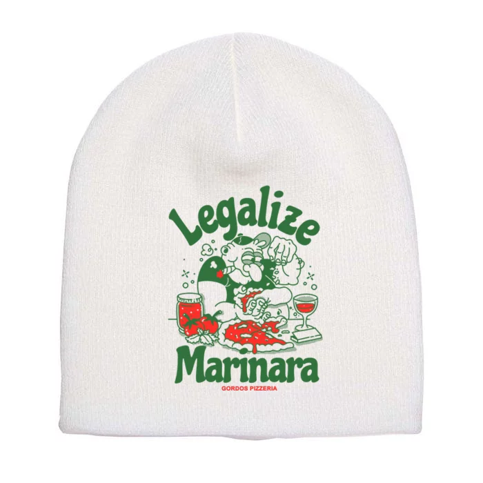 Legalize Marinara Gordos Pizzeria Short Acrylic Beanie