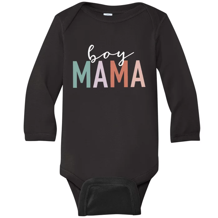 Leopard  Mama Gifts For Mother Mom Of Baby Long Sleeve Bodysuit