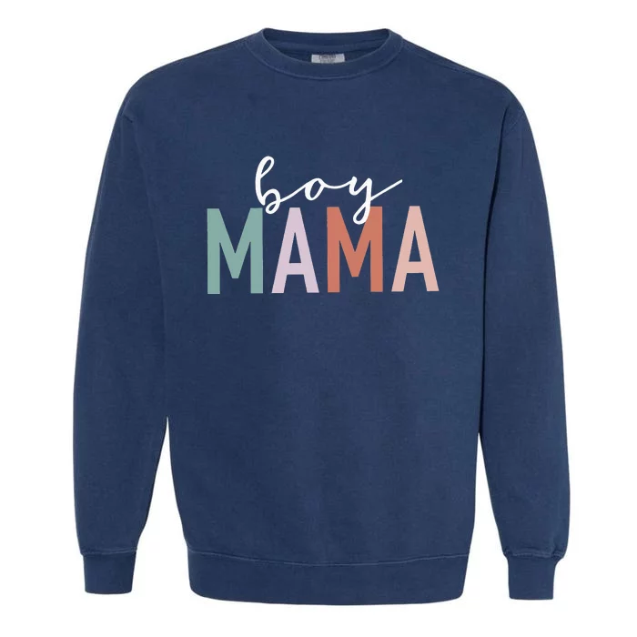 Leopard  Mama Gifts For Mother Mom Of Garment-Dyed Sweatshirt