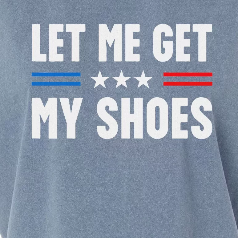 Let Me Get My Shoes Funny Voting 2024 Garment-Dyed Women's Muscle Tee