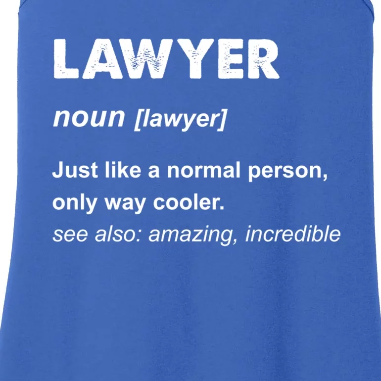 Lawyer Meaningful Gift And Funny Gift Lawyer Gift Blue Small Ladies Essential Tank