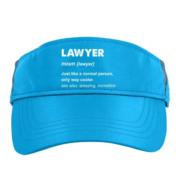 Lawyer Meaningful Gift And Funny Gift Lawyer Gift Blue Small Adult Drive Performance Visor