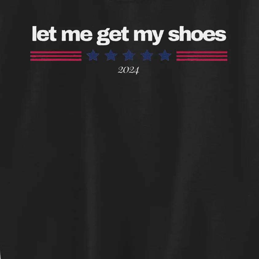 Let Me Get My Shoes And Go Kids Sweatshirt