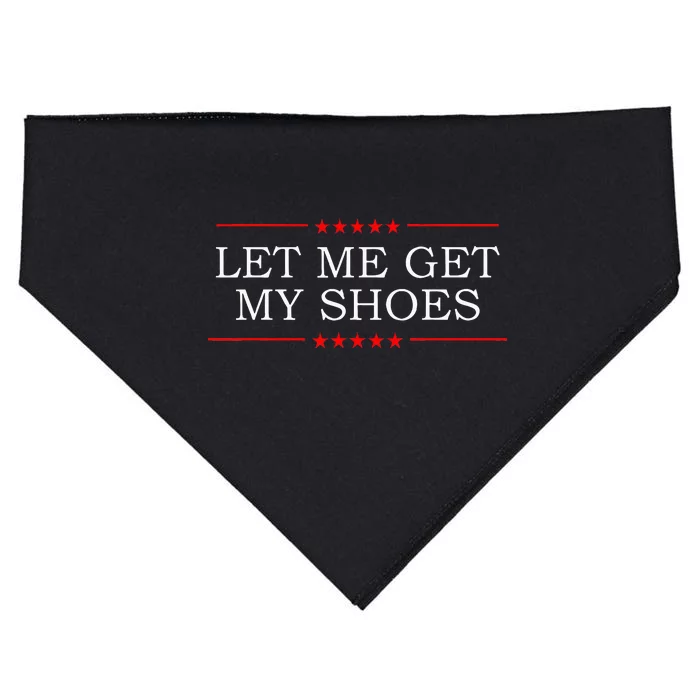 Let Me Get My Shoes USA-Made Doggie Bandana