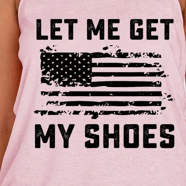 Let Me Get My Shoes Women's Knotted Racerback Tank