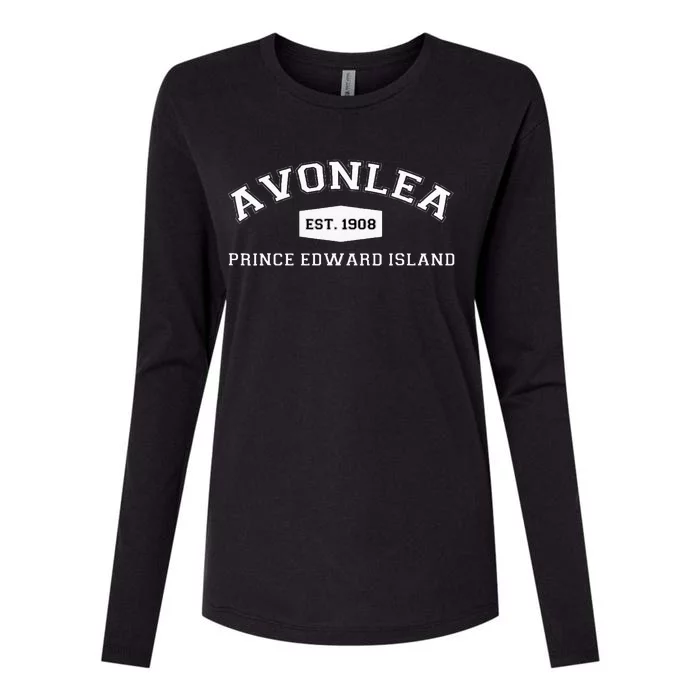 L.M. Montgomery Green Gables Avonlea Prince Edward Island Womens Cotton Relaxed Long Sleeve T-Shirt