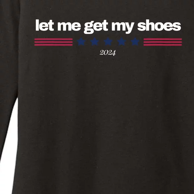 Let Me Get My Shoes Womens CVC Long Sleeve Shirt