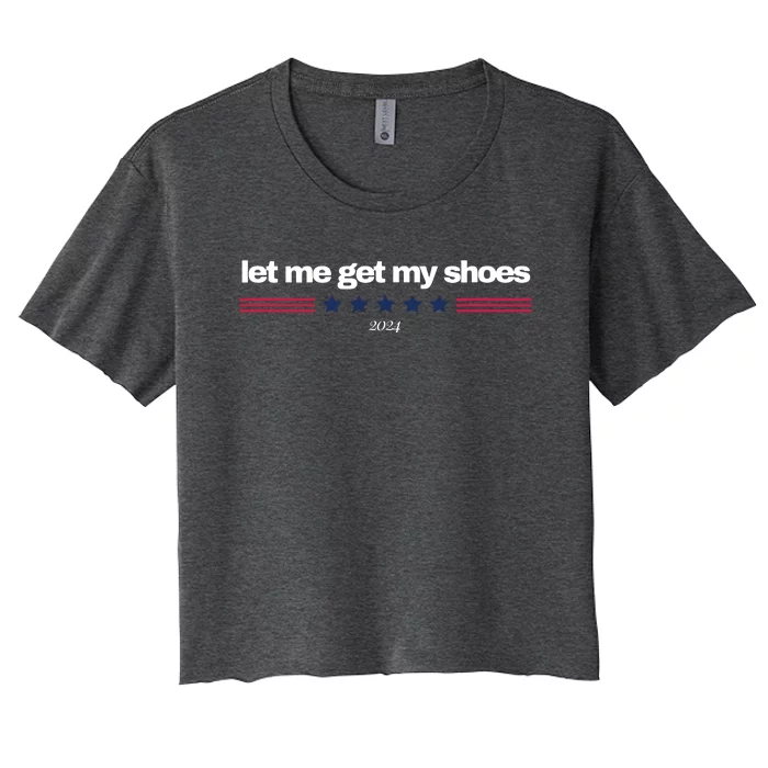 Let Me Get My Shoes Women's Crop Top Tee