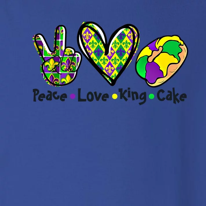 Let's Mardi Gras Peace King Cake Gift Toddler Long Sleeve Shirt