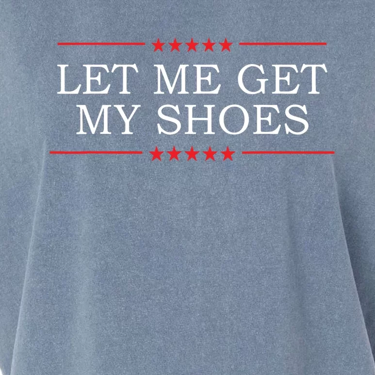 Let Me Get My Shoes Garment-Dyed Women's Muscle Tee