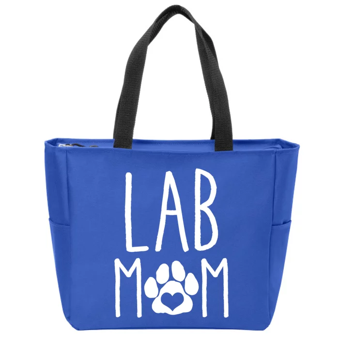 Lab Mom Gift Dog Lover Gift For Mothers Day Mama Gift Zip Tote Bag