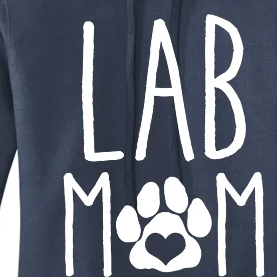 Lab Mom Gift Dog Lover Gift For Mothers Day Mama Gift Women's Pullover Hoodie